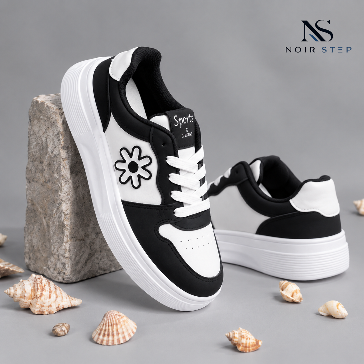 Blossom Black & White